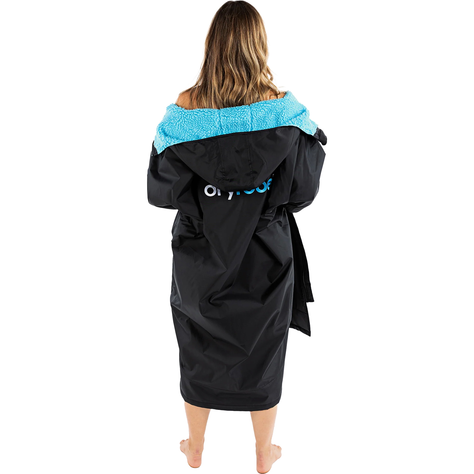 2026 Dryrobe Advance Langarm-Umkleidemantel DALSV3  Black / Blau